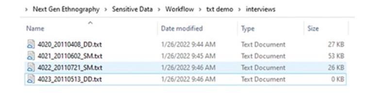 Figure 3. Embedding metadata in filenames (Li and Abramson 2024, Ethnography and Machine Learning)